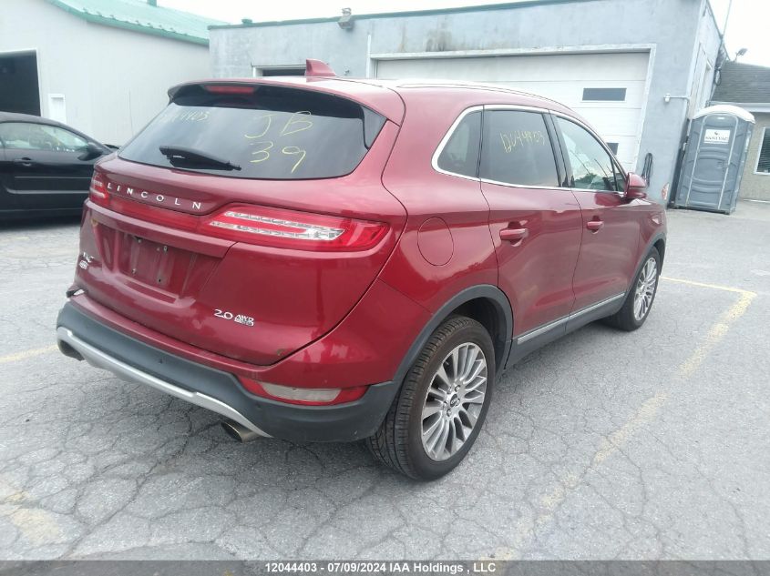 2016 Lincoln Mkc Reserve VIN: 5LMCJ3D94GUJ12655 Lot: 12044403