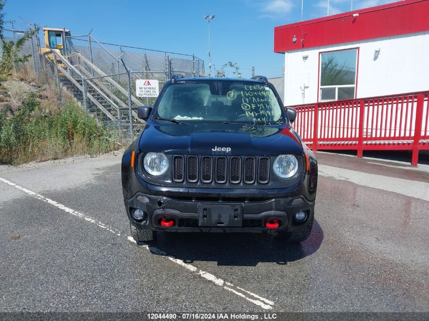 2017 Jeep Renegade Trailhawk VIN: ZACCJBCB2HPF39311 Lot: 12044490