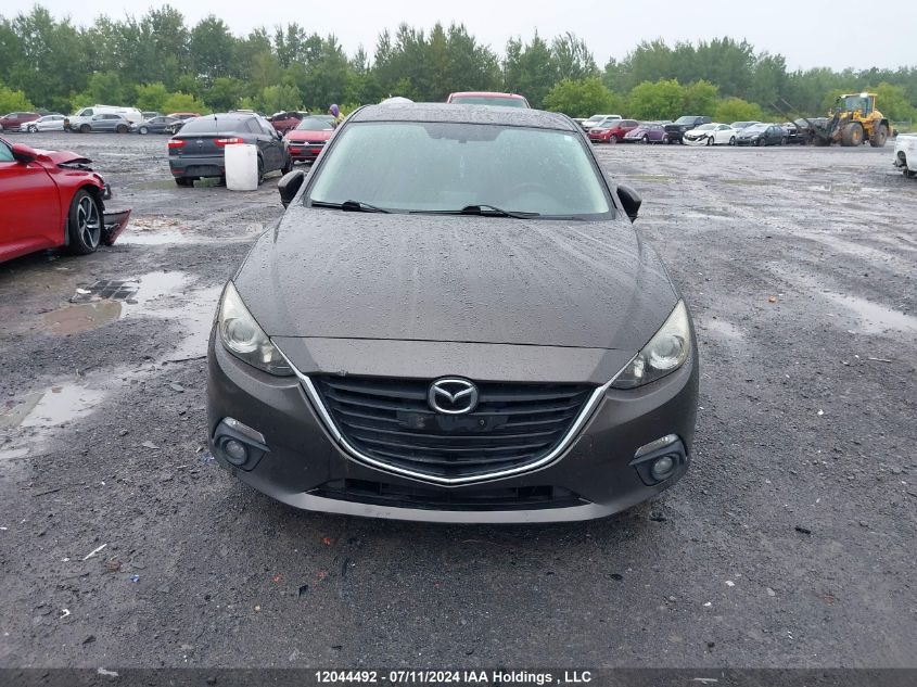 2014 Mazda Mazda3 VIN: JM1BM1V73E1153076 Lot: 12044492