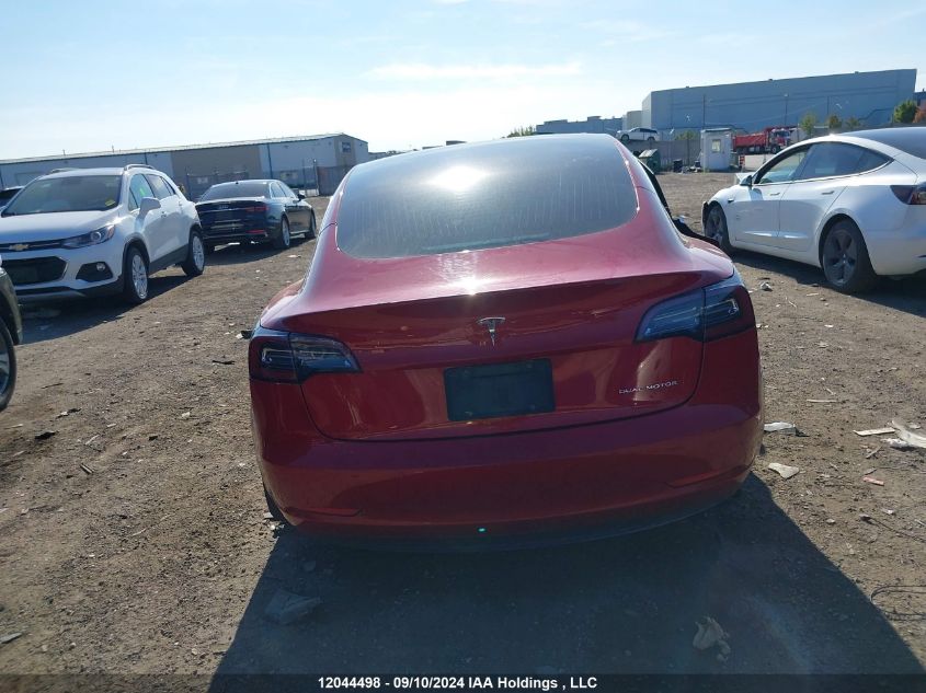 2020 Tesla Model 3 VIN: 5YJ3E1EB5LF495476 Lot: 12044498