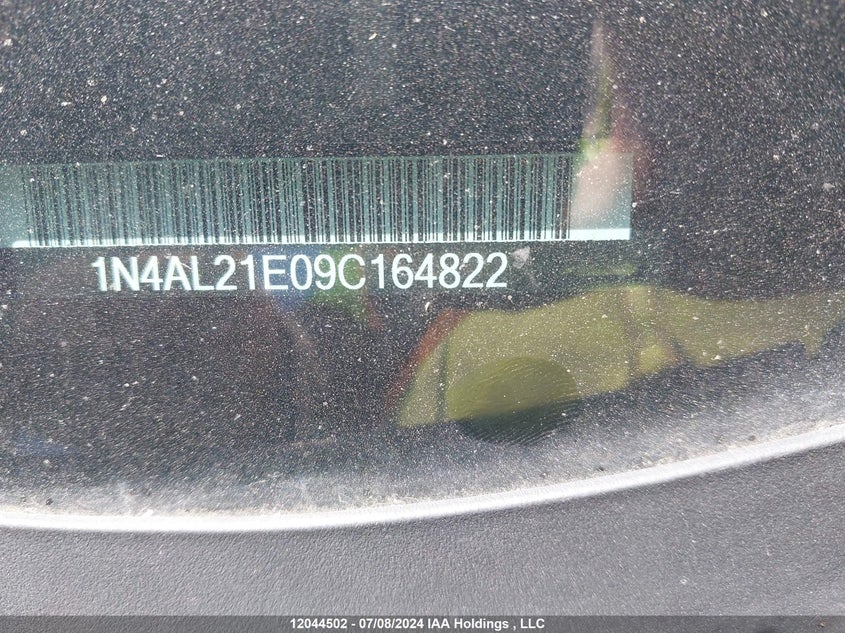 2009 Nissan Altima 2.5/2.5S VIN: 1N4AL21E09C164822 Lot: 12044502