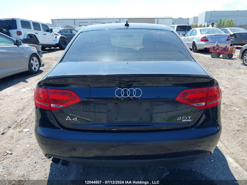 2009 Audi A4 VIN: WAULF68K29N052392 Lot: 12044507