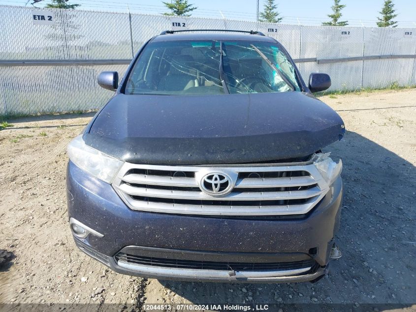 2013 Toyota Highlander V6 VIN: 5TDBK3EH5DS209238 Lot: 12044513