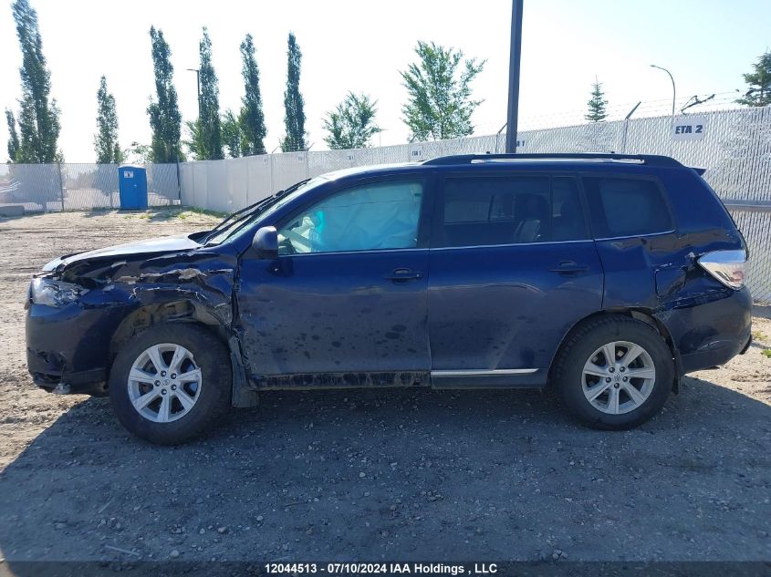 2013 Toyota Highlander V6 VIN: 5TDBK3EH5DS209238 Lot: 12044513