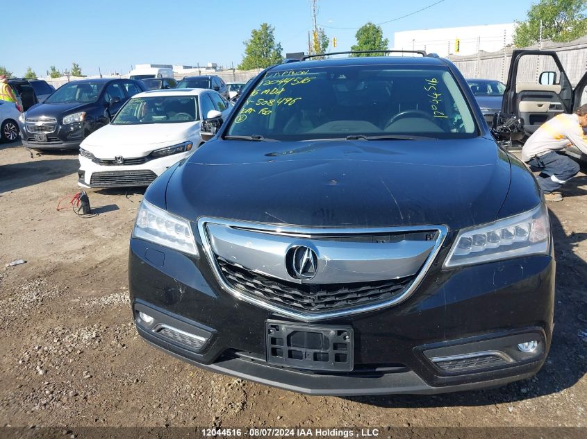 2016 Acura Mdx Technology VIN: 5FRYD4H47GB508496 Lot: 12044516