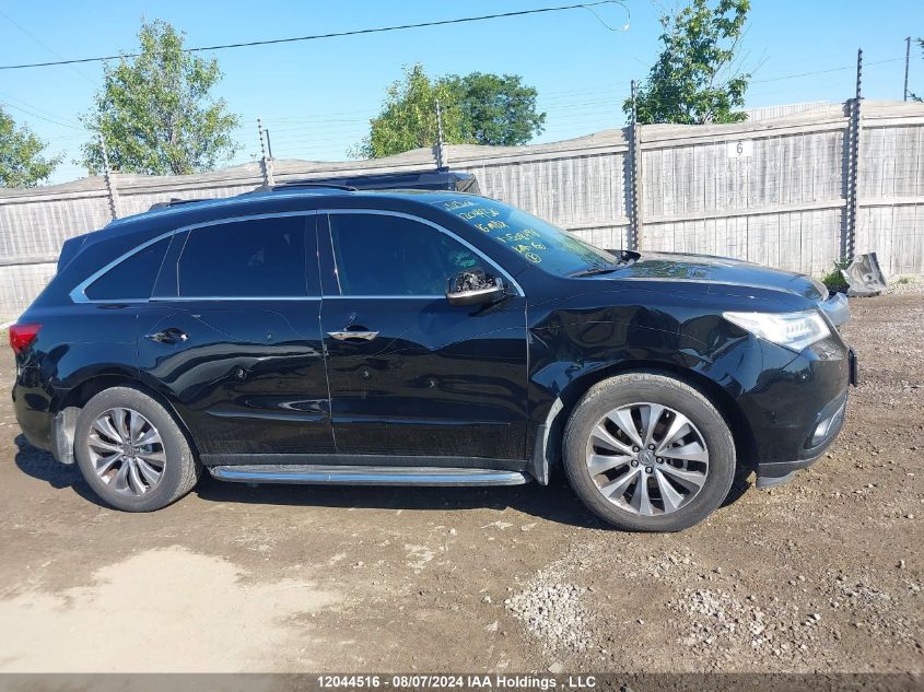 2016 Acura Mdx Technology VIN: 5FRYD4H47GB508496 Lot: 12044516