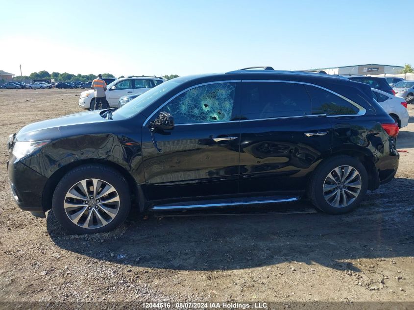 2016 Acura Mdx Technology VIN: 5FRYD4H47GB508496 Lot: 12044516