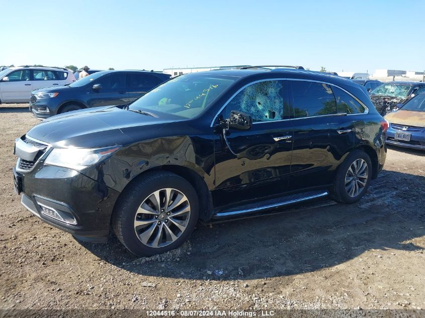 2016 Acura Mdx Technology VIN: 5FRYD4H47GB508496 Lot: 12044516