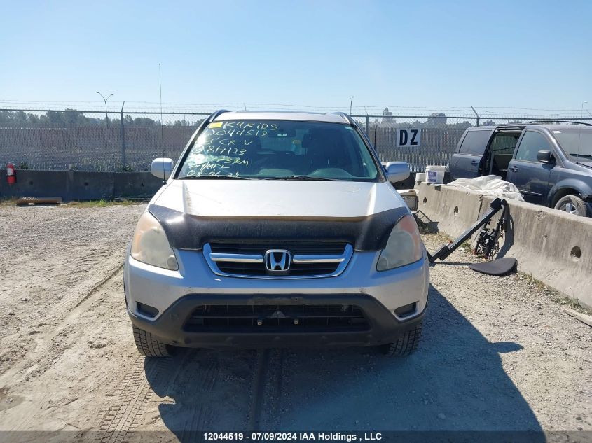 2003 Honda Cr-V Ex VIN: JHLRD78953C817123 Lot: 12044519