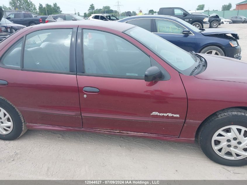 2004 Pontiac Sunfire Sl/Slx VIN: 3G2JB52F34S107690 Lot: 12044527