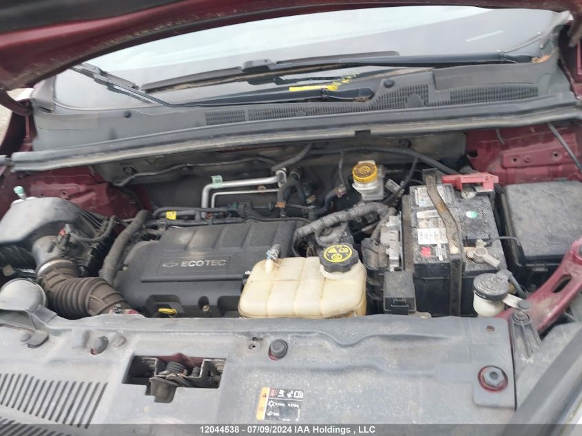 2016 Chevrolet Trax VIN: 3GNCJKSB7GL168291 Lot: 12044538