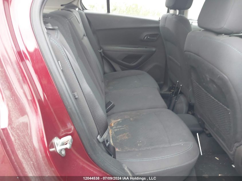 2016 Chevrolet Trax VIN: 3GNCJKSB7GL168291 Lot: 12044538