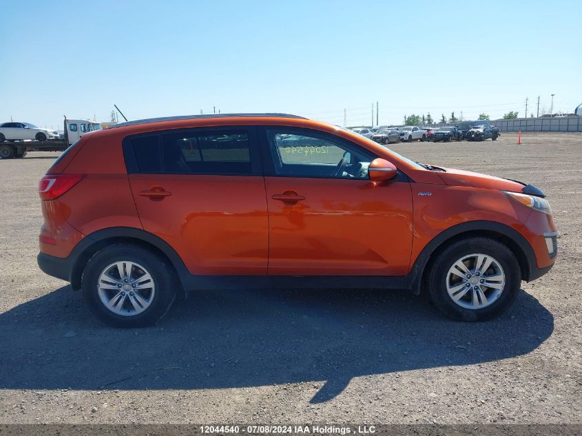2012 Kia Sportage Lx VIN: KNDPBCA27C7303170 Lot: 12044540