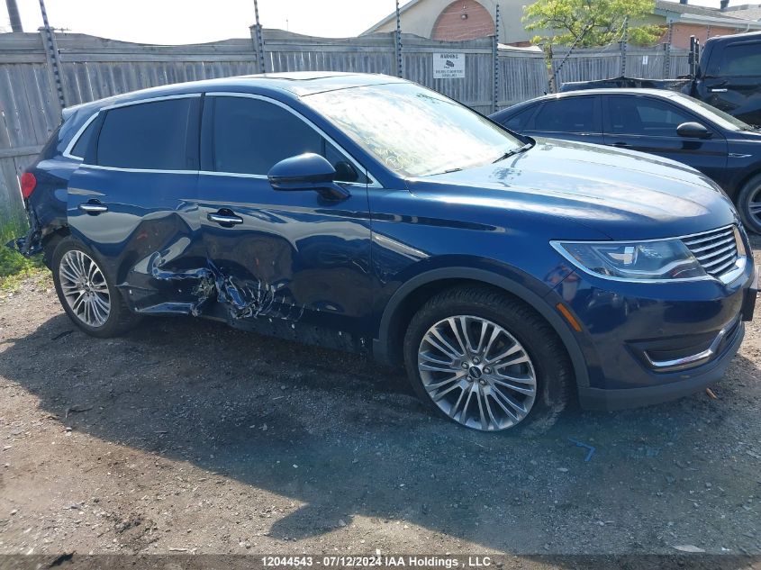 2017 Lincoln Mkx Reserve VIN: 2LMPJ8LR1HBL50557 Lot: 12044543