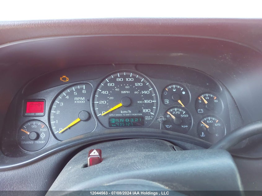 1999 Chevrolet Silverado 2500 VIN: 1GCGK29U7XE161310 Lot: 12044563