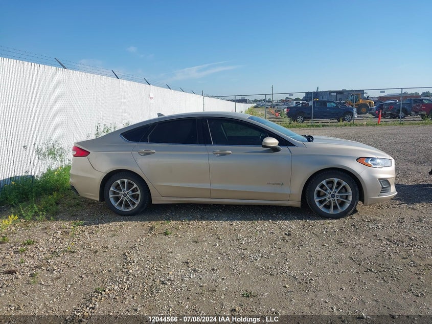 2019 Ford Fusion Se VIN: 3FA6P0LU4KR145975 Lot: 12044566