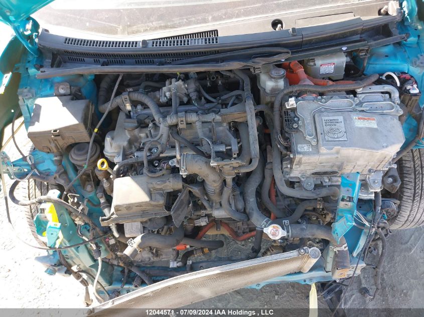 2018 Toyota Prius C Technology VIN: JTDKDTB39J1619715 Lot: 12044571