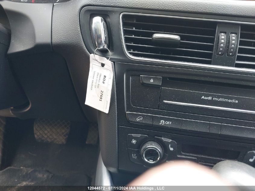 2012 Audi Q5 VIN: WA1LKCFP5CA099615 Lot: 12044572