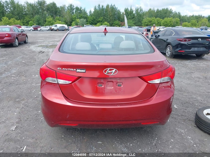2013 Hyundai Elantra Gls VIN: 5NPDH4AE4DH178532 Lot: 12044595