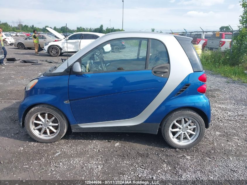 2008 Smart Fortwo Pure/Passion VIN: WMEEJ31X88K126284 Lot: 12044656