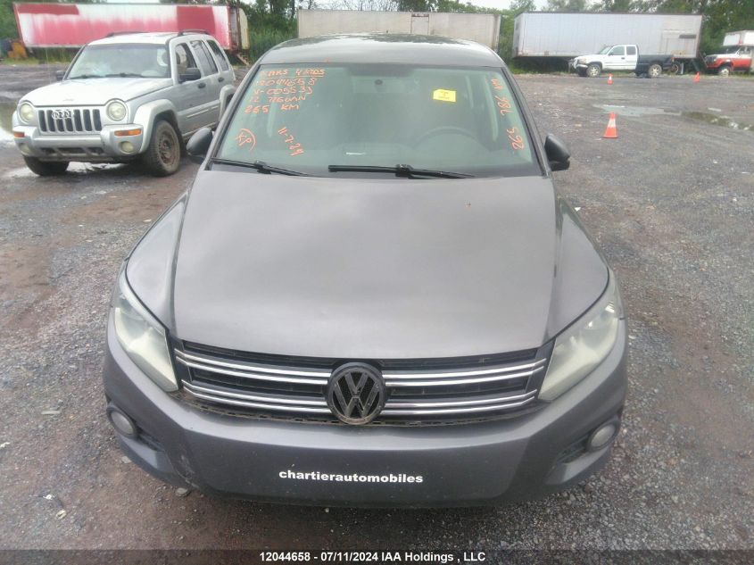 2012 Volkswagen Tiguan S/Se/Sel VIN: WVGBV7AX9CW005533 Lot: 12044658