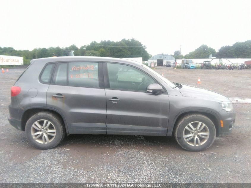 2012 Volkswagen Tiguan S/Se/Sel VIN: WVGBV7AX9CW005533 Lot: 12044658