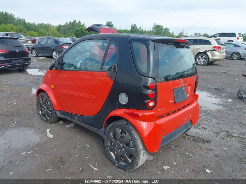 2005 Smart Fortwo VIN: WMEAJ00F85J214677 Lot: 12044662