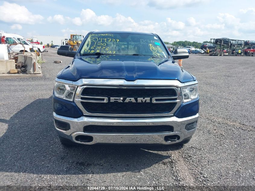 2019 Ram 1500 Tradesman VIN: 1C6SRFGTXKN631126 Lot: 12044729