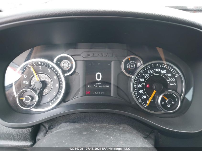 2019 Ram 1500 Tradesman VIN: 1C6SRFGTXKN631126 Lot: 12044729