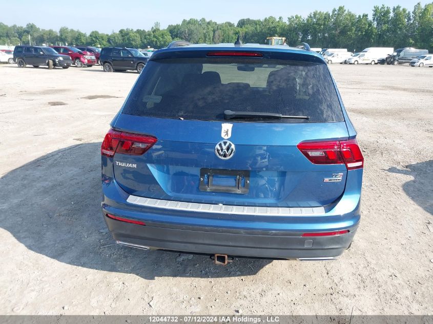 2018 Volkswagen Tiguan VIN: 3VV2B7AX9JM121603 Lot: 12044732