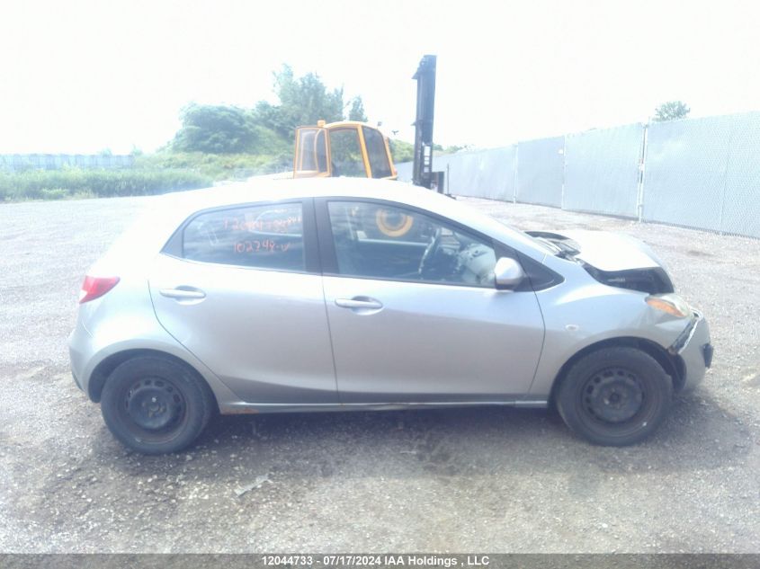 2011 Mazda Mazda2 VIN: JM1DE1HY8B0102748 Lot: 12044733