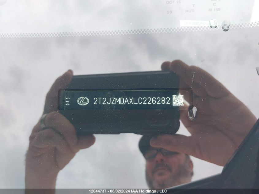 2020 Lexus Rx 350 VIN: 2T2JZMDAXLC226282 Lot: 12044737