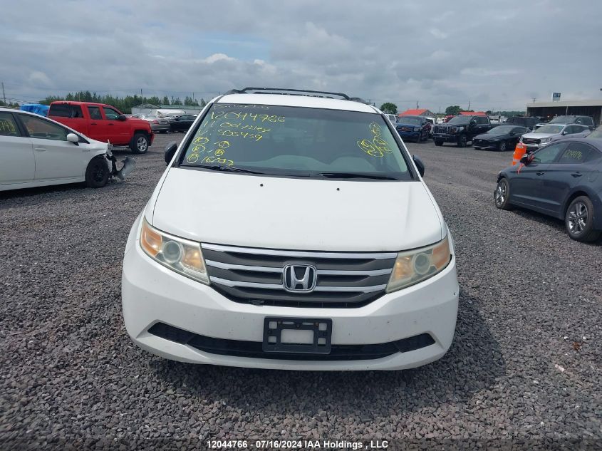 2011 Honda Odyssey Ex VIN: 5FNRL5H49BB505459 Lot: 12044766