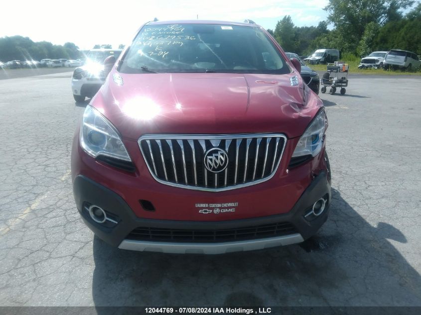 2016 Buick Encore Convenience VIN: KL4CJFSB8GB679536 Lot: 12044769