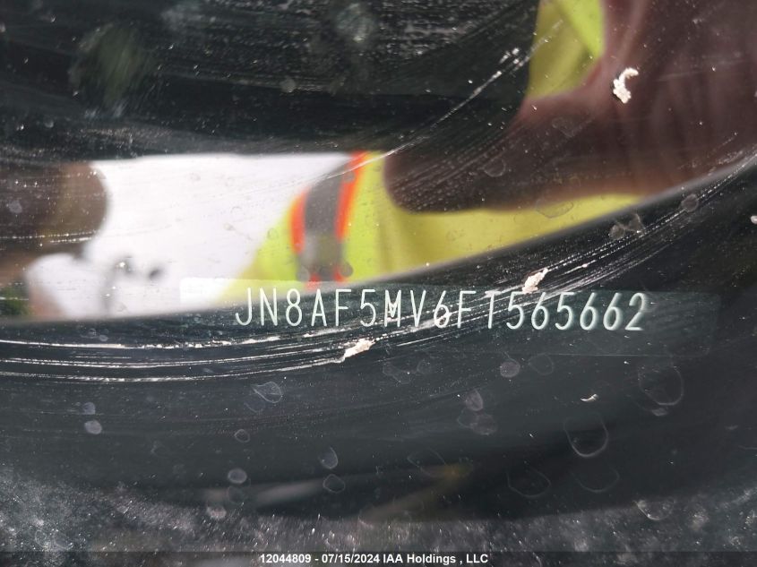 2015 Nissan Juke VIN: JN8AF5MV6FT565662 Lot: 12044809