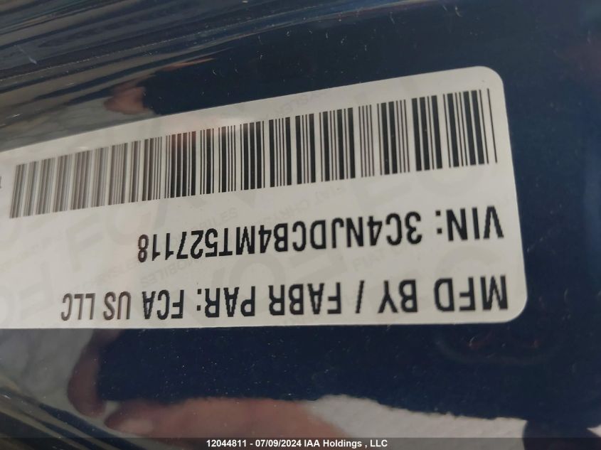 2021 Jeep Compass Limited VIN: 3C4NJDCB4MT527118 Lot: 12044811