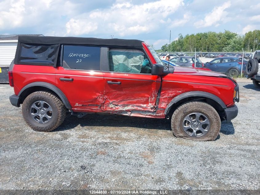 2022 Ford Bronco Big Bend/Black Diamond/Outer Banks VIN: 1FMDE5BH6NLB34208 Lot: 12044830