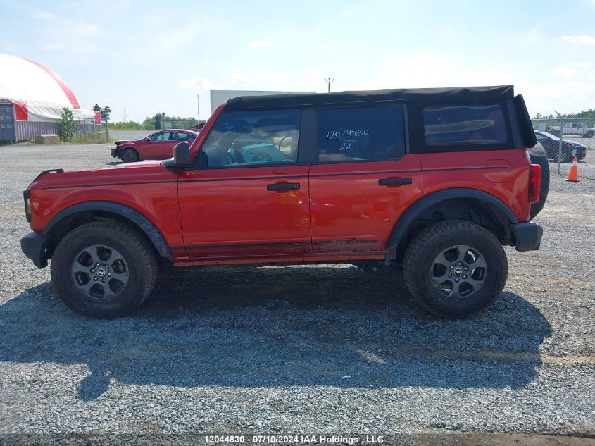 2022 Ford Bronco Big Bend/Black Diamond/Outer Banks VIN: 1FMDE5BH6NLB34208 Lot: 12044830