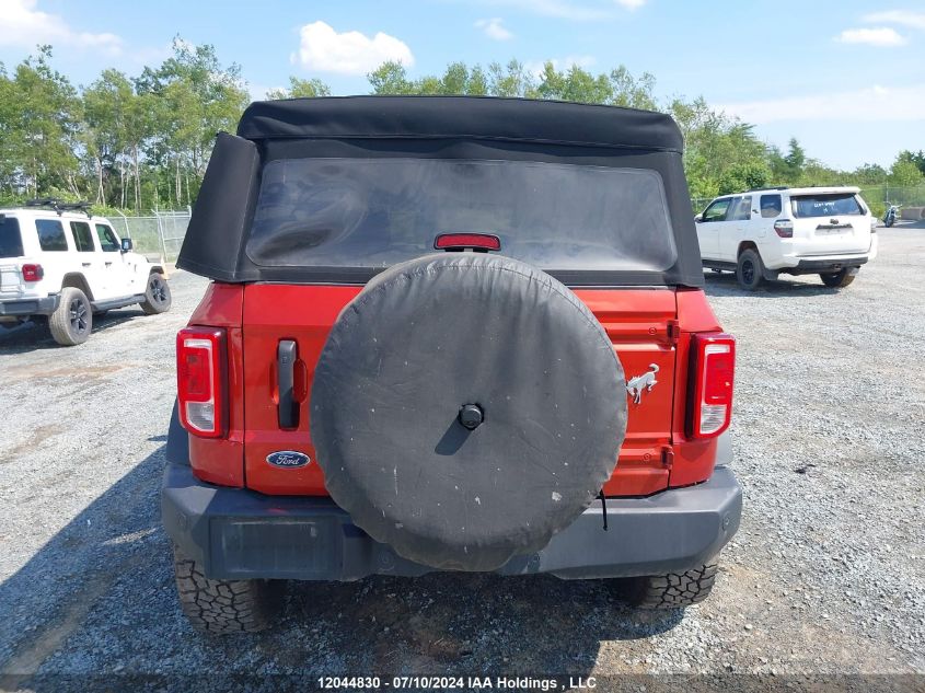 2022 Ford Bronco Big Bend/Black Diamond/Outer Banks VIN: 1FMDE5BH6NLB34208 Lot: 12044830