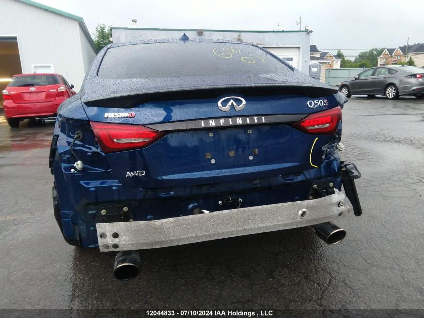 2018 Infiniti Q50 VIN: JN1FV7AR8JM481873 Lot: 12044833