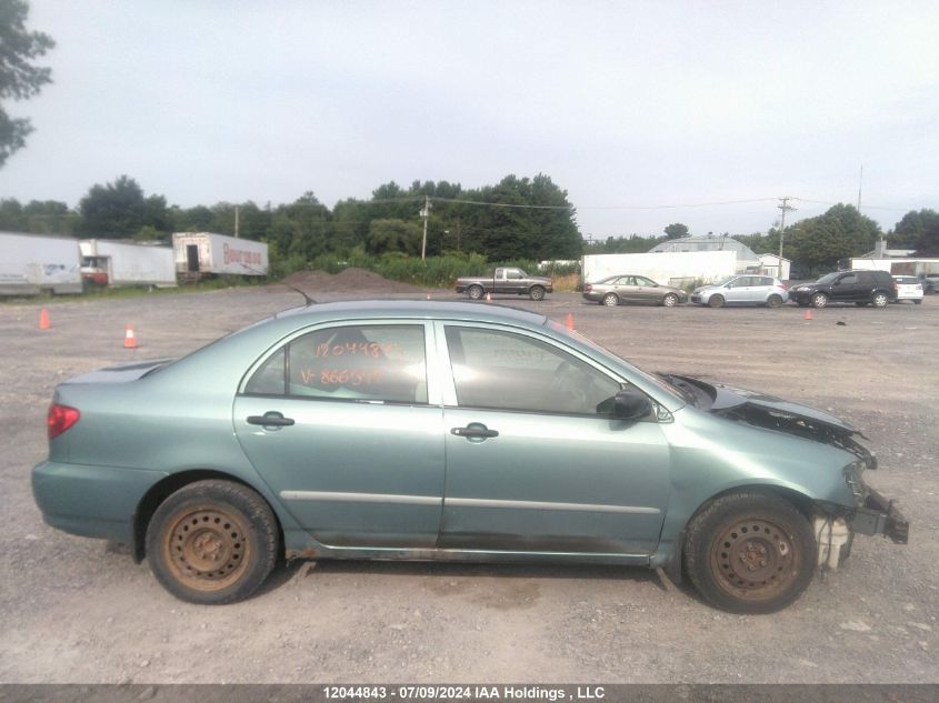 2005 Toyota Corolla Ce/Le/S VIN: 2T1BR32E15C866599 Lot: 12044843