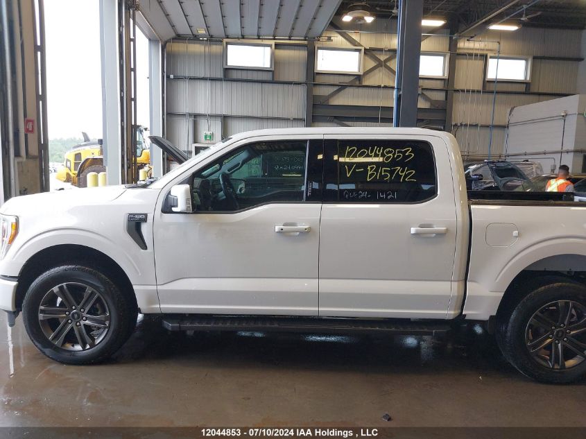 2022 Ford F150 Supercrew VIN: 1FTEW1EP8NFB15742 Lot: 12044853
