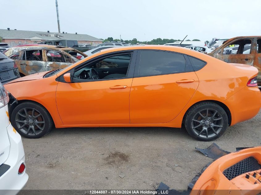 2013 Dodge Dart Sxt VIN: 1C3CDFBH5DD232555 Lot: 12044887