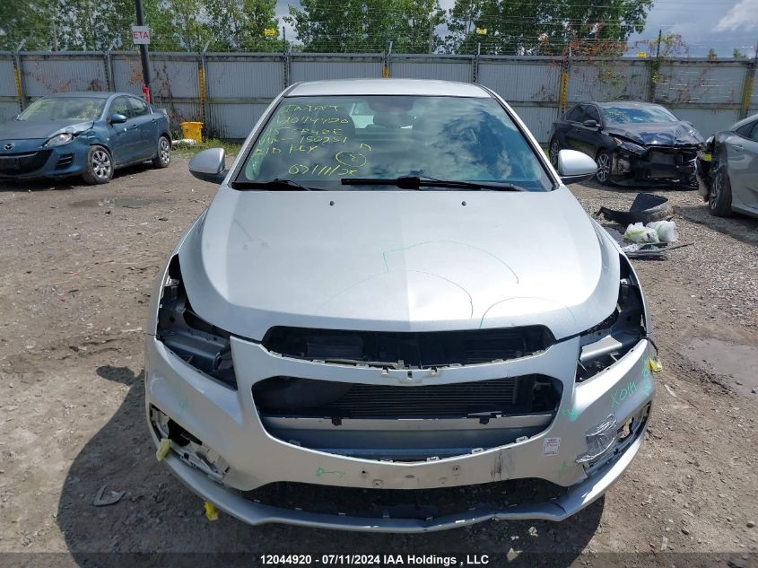 2015 Chevrolet Cruze VIN: 1G1PC5SBXF7156251 Lot: 12044920