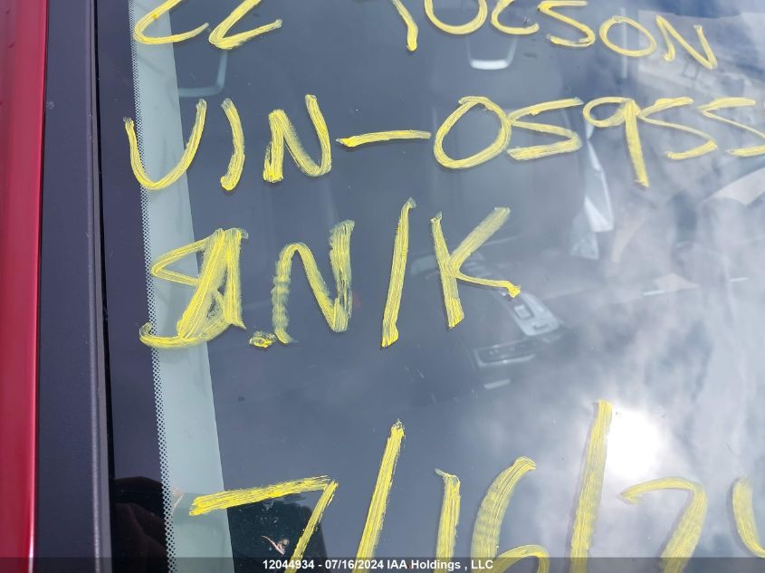 2022 Hyundai Tucson Ultimate Hybrid Awd VIN: KM8JCCA15NU059559 Lot: 12044934