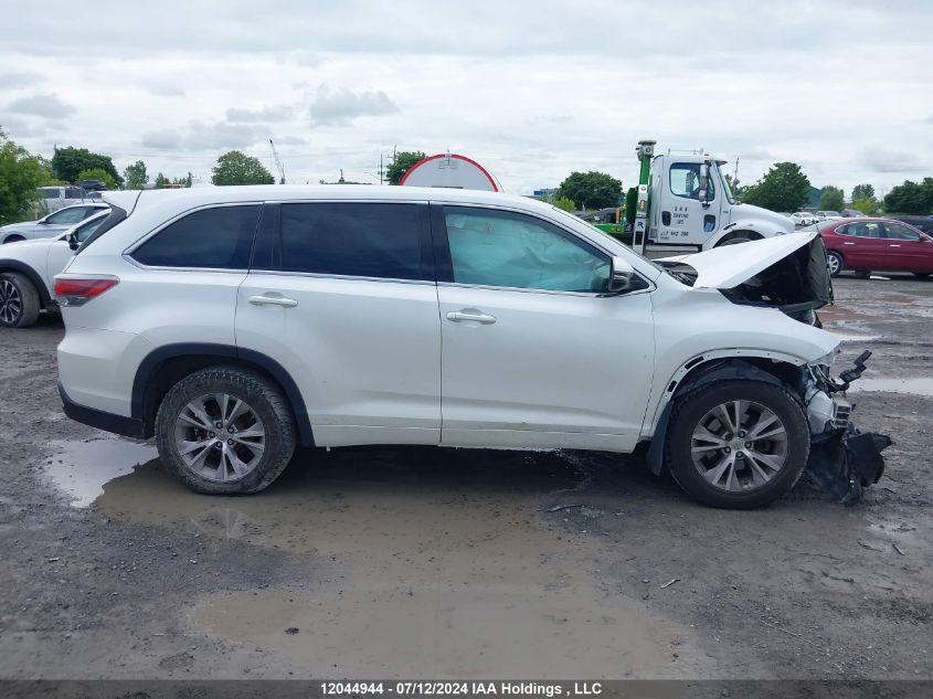 2015 Toyota Highlander VIN: 5TDZKRFHXFS047089 Lot: 12044944