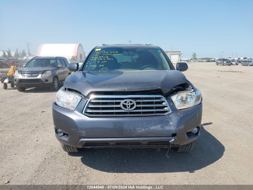 2008 Toyota Highlander Limited VIN: JTEES42A382002902 Lot: 12044945