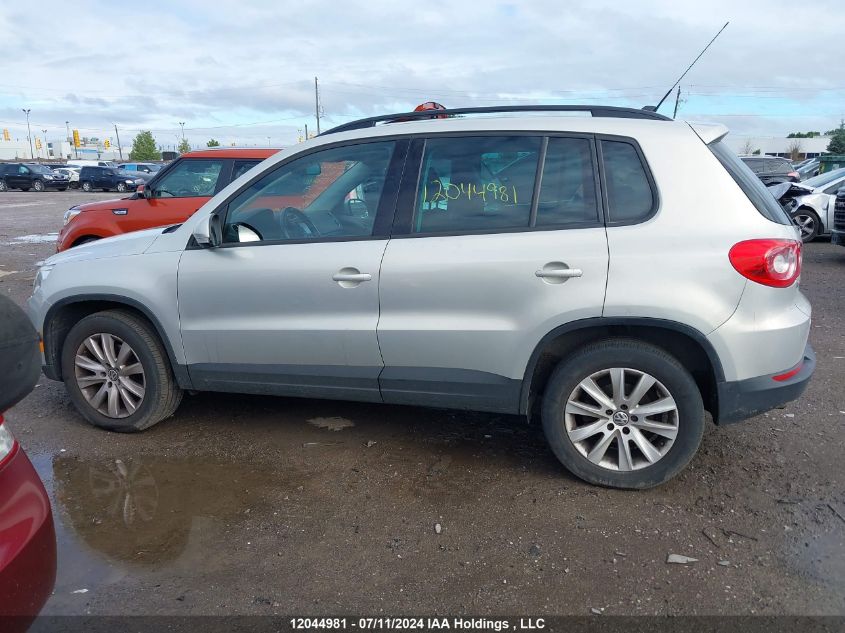 2011 Volkswagen Tiguan VIN: WVGBV7AXXBW518742 Lot: 12044981