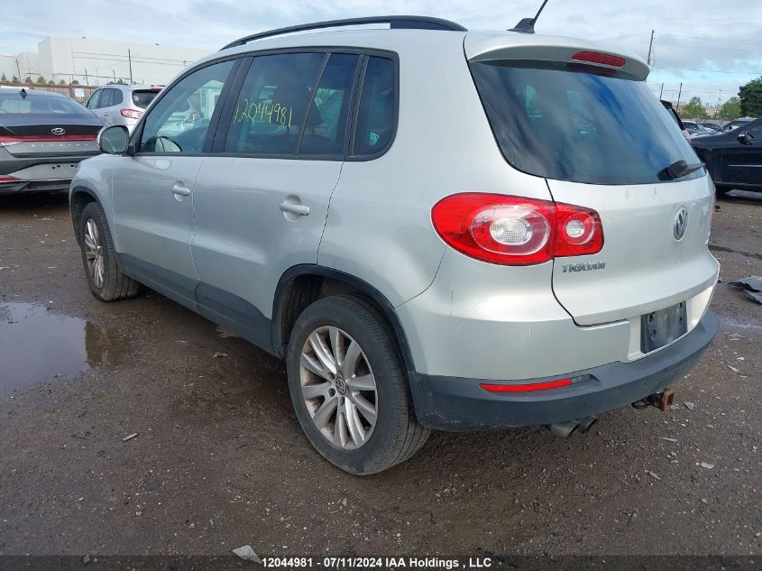 2011 Volkswagen Tiguan VIN: WVGBV7AXXBW518742 Lot: 12044981