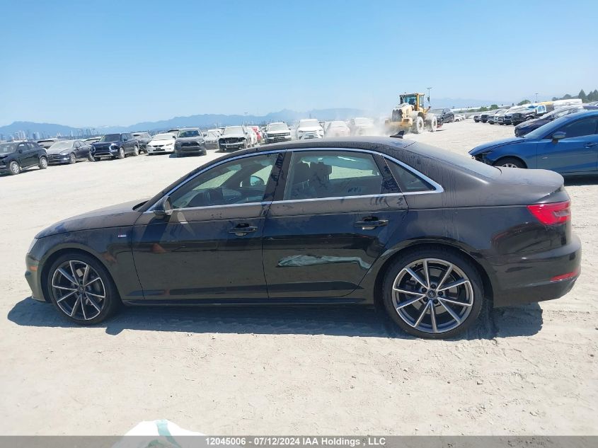 2017 Audi A4 VIN: WAUFNAF44HN012496 Lot: 12045006